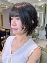 コード 四条河原町駅店(CHORD)&nbsp;レイヤーボブ 顔まわりレイヤー 抜け感ボブ やわらかボブ