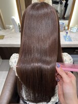 ザトエル 栄(THE TOEL)&nbsp;つるりんちょトリートメントショコラベージュブラウンセミロング