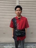 ハイセンス(HISENSE)&nbsp;メンズカットツイスパスパイキーショートメンズピンパーマ【GIA