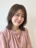 テーラヘアー 南柏店(TELAHAIR)&nbsp;やわらかブラウン×小顔ミディレイヤー