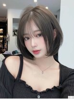 ロッソ 大橋店(Rosso) 暗めアッシュの柔らかボブ【大橋】