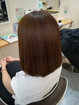アルート 町田店(aroot) つやつや長めボブ