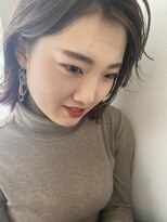 アディクト(ADDICT)&nbsp;インナーカラーピンクバイオレット　ボブ