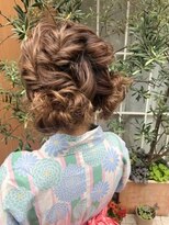 ネオリーブアイム 横浜西口店(Neolive aim)&nbsp;【Neolive aim】ふわもこ浴衣アレンジ2