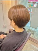クール 襟足タイトショートボブ