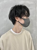 エンドリンク(endlink) センターパートセミウエットパーマ