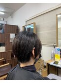 スッキリ　丸みショート