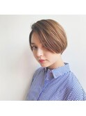ミルクティーベージュ ハイトーンカラー【岡崎】