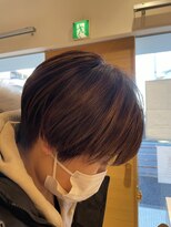 オーガニックエコ 川越(organic+eco)&nbsp;大人かわいい丸みショート×ハイライト