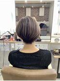 小顔補正立体カット