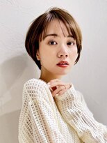 アンド ストーリーズ(&STORIES)&nbsp;前髪あり耳掛け丸みくびれショートボブ20代30代40代50代(蘭)