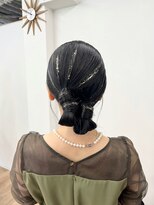 お呼ばれヘア/ヘアアレンジ/シニヨンヘア
