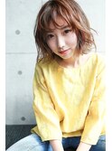  【over hair】シースルーバング×ふんわりボブ