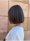 艶髪ミニボブ/アッシュベージュ