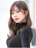 似合わせ前髪くびレイヤー美髪ケアカラーエアリーピンクブラウン