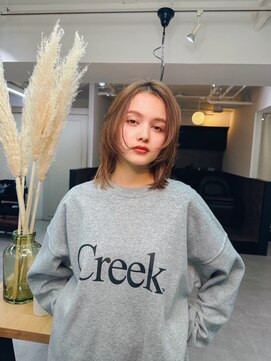 ヘアーアンジェ 伊達店(Hair ange) ノームコアナチュラルレイヤー×メンズライクファッション-1