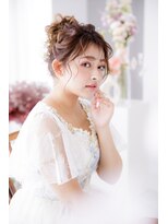 ゆるふわお団子ヘアセット♪