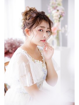 ヘアセットサロンシャルメ 梅田店(Hair Make Salon CHARMER) ゆるふわお団子ヘアセット♪