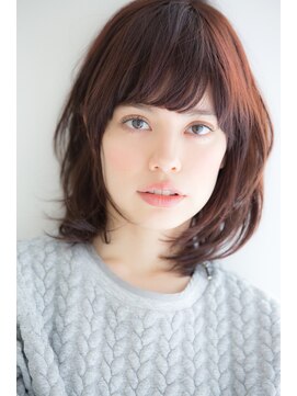 ラフ フロム ガーデン(Laf from GARDEN) 寺尾拓巳 大人かわいいラベンダーベージュひし形ミディアム