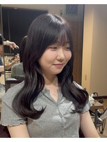 ラボヌールヘアーリアン 川越店(La Bonheur hair Lien)&nbsp;【Lien 風呂田】グレージュカラー×韓国風くびれレイヤー♪