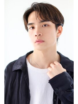 ヘアサロン ガリカ 表参道(hair salon Gallica) <磯貝愛弥>ニュアンスパーマで作る無造作かき上げ束感メンズヘア