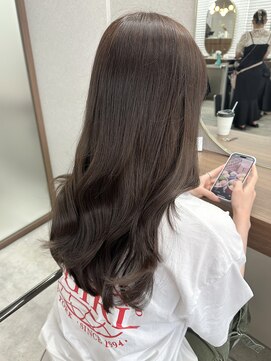 ボタン ハカタ(VOTAN hakata) 【博多美容室/坂本早苗】オリーブグレージュ/透け感カラー