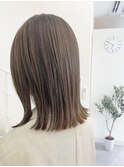 切りっぱなし大人ボブ