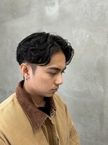 スイッチ(men's SWITCH)&nbsp;ラルフカールメンズパーママッシュ刈り上げレイヤーツーブロック