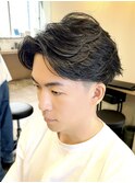 【Hale】ブルーブラックNo2603韓国マッシュスペインカール