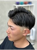 メンズカット眉毛カットフェードカット