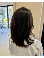 アンベリールフルー(EMBELLIR fleur) ウェーブミディアム似合わせカットボ ブルフ/30代　40代　50代