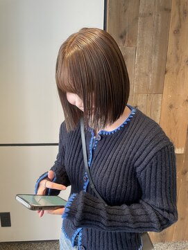 ユニコ(unico) ボブ/ブリーチなしカラー