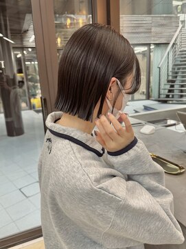 ミィ 表参道(mee.) 似合わせカット ボブヘア 縮毛矯正 ミニボブ 切りっぱなしボブ