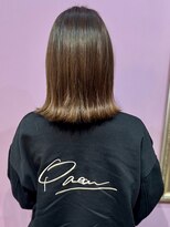 レジュール Rejouir くすみカラー/くすみベージュ/外ハネボブ/艶髪