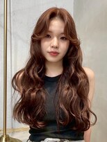 フェブミエル(fev miel)&nbsp;レイヤーカット×巻き髪ロング