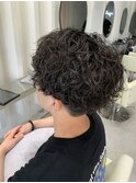 メンズスパイラルパーマ