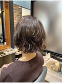 ボブウェーブパーマ
