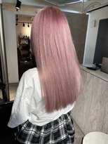 セレーネヘアー オオサカ 心斎橋店(Selene hair OSAKA) 夏カラーピンクベージュ心斎橋難波ホワイトピンクカラー韓国ヘア