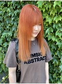 #オレンジカラー#ダブルカラー