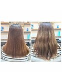 髪質改善ココナッツストレート