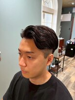 スタンドバーバー 柏(STAND BARBER)&nbsp;MEN’S HAIR/ブルーブラック/フェザーパーマ/ 柏