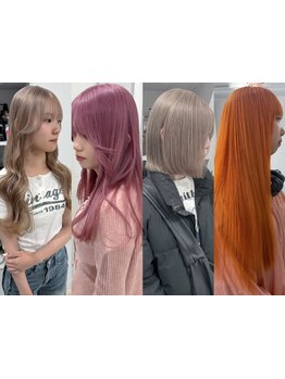 【ブリーチ/デザインカラーに特化したスタイリスト在籍】発色・色落ちまで計算しトレンド×似合わせを実現!