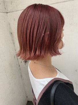 ボタニウム バイ アールサロン(BOTANIUM by RrSALON) ブリーチ必須！ピンクパープル×外ハネボブ☆