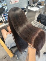 キング 梅田店(K!ng)&nbsp;縮毛矯正髪質改善ハイライトレイヤーカット梅田美容室エクステ