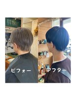 スミカ(sumica)&nbsp;#暗髪カラー  #ダークグレー #色落ち楽しむ