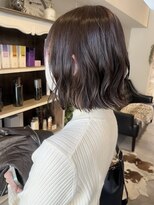 ヘアーデザイン シュシュ(hair design Chou Chou by Yone)&nbsp;ボブ/肩上ボブ/コテ巻き/艶カラー