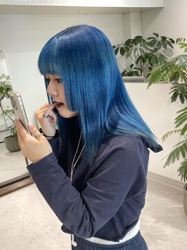 ◎ブロンドハイトーンカラーデザインカラーアンブレラカラー金髪