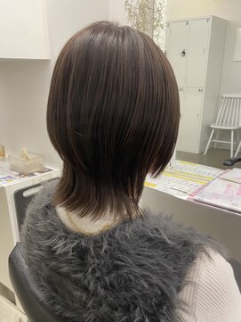 ボブウルフ　新宿/髪質改善/縮毛矯正/レディースウルフ