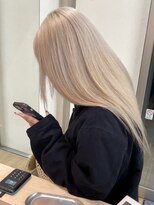 リアン(LIAN)&nbsp;ハイライトカラーミルクティーベージュケアブリーチダブルカラー