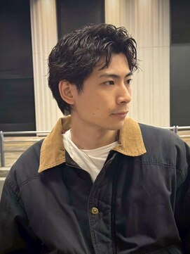 ヒロギンザ 仙台名掛丁店(HIRO GINZA) 仙台　ニュアンスパーマ　センターパート　バーバー